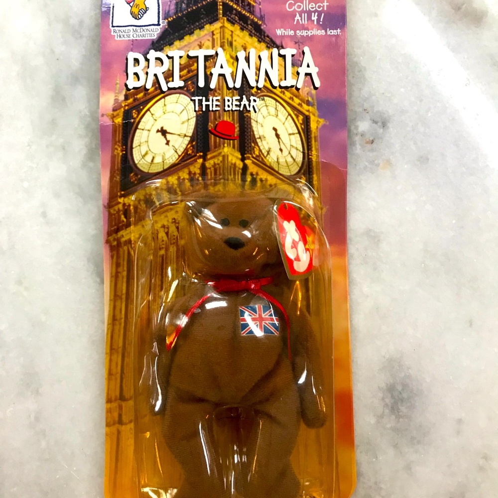 Limited Edition Collectible. Britannia Ty Beanie Baby
